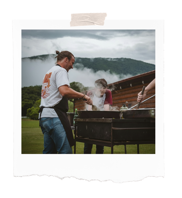 Grilling at Yard Microwaves